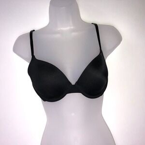 PINK‎ Victoria's Secret Black Bra Wear Everywhere T-shirt Bra 34B